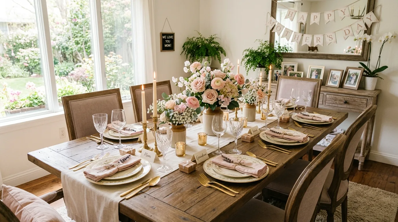 13 Heartfelt Mother_s Day Decorations to Celebrate Mom in Style